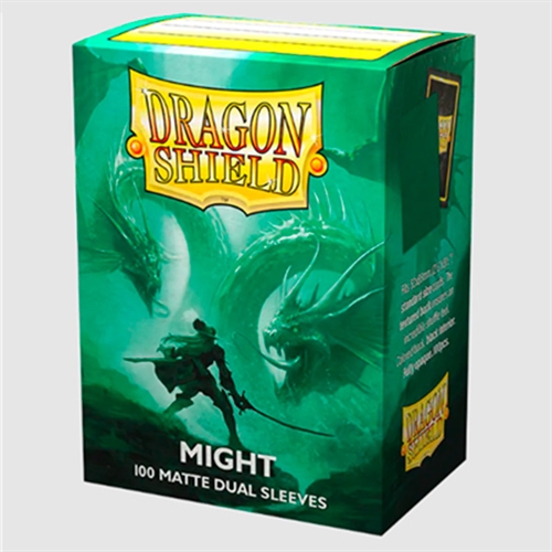 Dragon Shield - Matte Dual Might Sleeves - Standard Sleeves (100 stk) - Plastiklommer